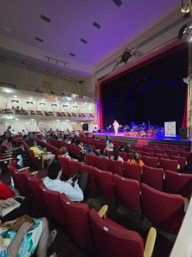 Orquestra música na cidade