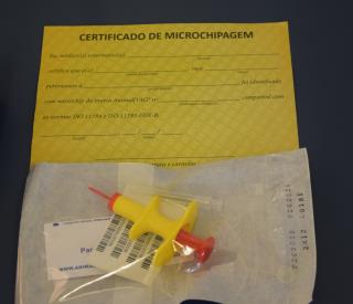 Certificado de microchipagem