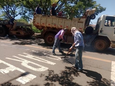 Prefeitura reativa usina asfáltica e inicia recapeamento e tapa-buracos de ruas em São João