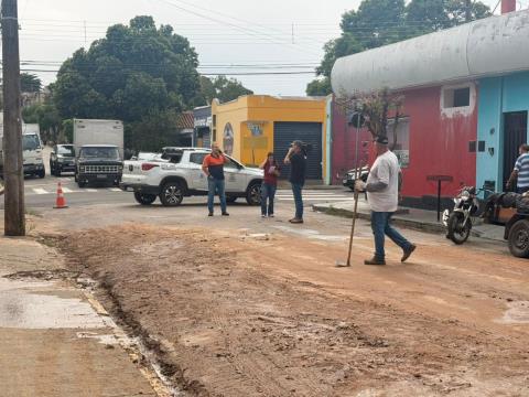 Instabilidade atmosférica provoca chuva intensa em São João