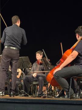 Orquestra música na cidade