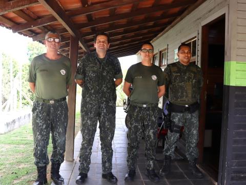 Prefeitura colabora com obras da sede da Polícia Ambiental