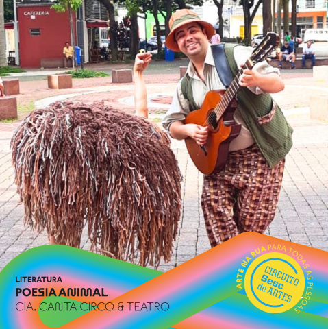 Circuito SESC de Artes acontece no dia 19 de abril com programação gratuita