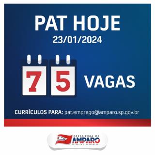 Posto de Atendimento ao Trabalhador de Amparo oferece 75 vagas de