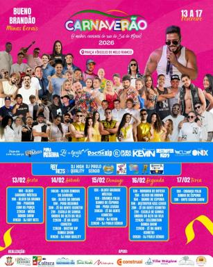 CARNAVERÃO 2026 – BUENO BRANDÃO/MG