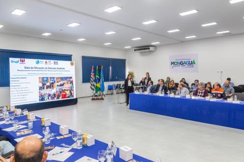 exposição da sala de situação