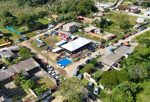 area do campo tonhão