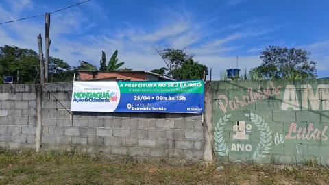 faixa no campo
