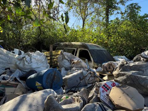 Ação Balneário Santa Eugênia - Carros abandonados (9)