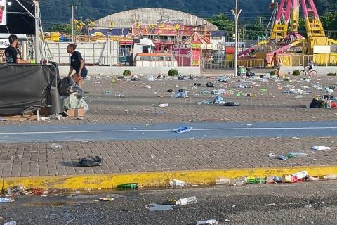 Mais de 1,2 tonelada de material reciclável é recolhida durante o Carnaval em Mongaguá 8