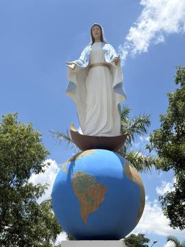 Secretaria de Cultura e Turismo realiza revitalização da imagem da padroeira de Bragança Paulista