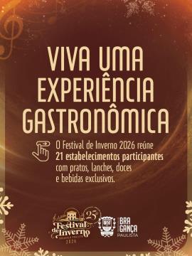 Gastronomia fortalece o Festival de Inverno 2026 e transforma o Município em destino de sabores