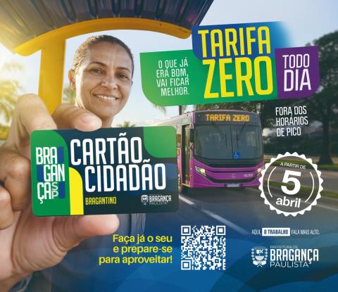 Terceira Fase do Tarifa Zero começa em 5 de abril