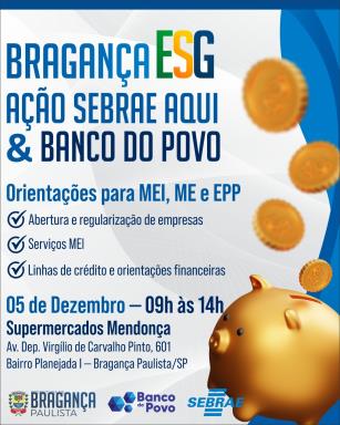 ‘Supermercados Mendonça’ se une à Prefeitura de Bragança Paulista para impulsionar o empreendedorismo local