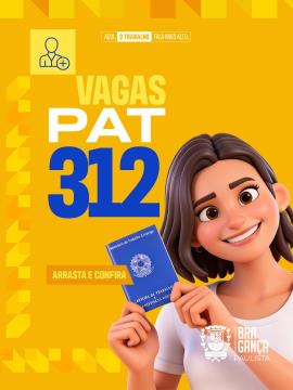 Posto de Atendimento ao Trabalhador tem 312 vagas disponíveis nesta semana