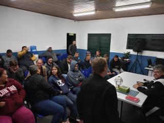 02.07.2024 Reunião para definir detalhes do Campeonato Amador de Futebol da Terceira Divisão é realizada