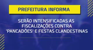 fiscalizações contra ‘pancadões’ e festas clandestinas SITE