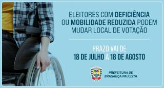 Eleitores deficiência