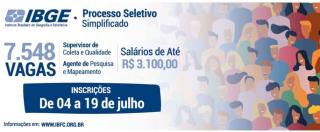 IBGE divulga editais de processos seletivos com 8 vagas temporárias em Bragança Paulista