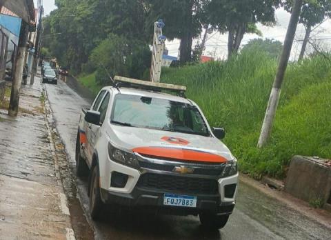 Chuva moderada atinge a cidade