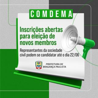 Inscrição COMDEMA