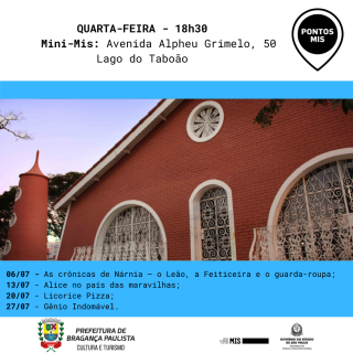 ARTE_programação de julho
