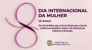 Programação voltada ao Mês da Mulher começa neste sábado, dia 08 de março