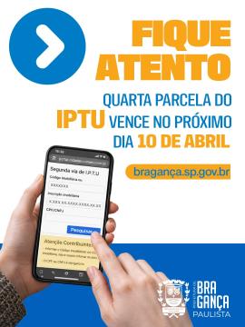 Fique atento: quarta parcela do IPTU 2026 vence em 10 de abril