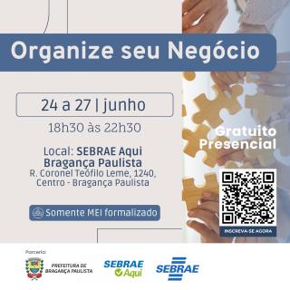 Organize seu negócio