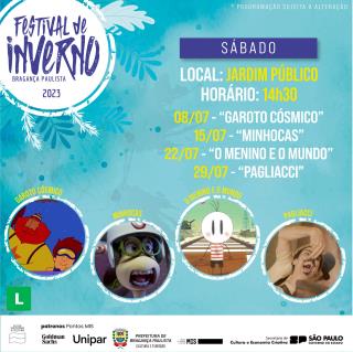 Sessões de Cinema Pontos MIS Jardim Público