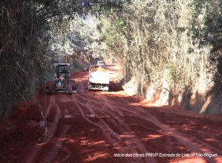 03.08.2020 Inicio Obras PMVP Estrada do Lixo Jd São Miguel 1