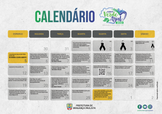 Calendario Junho VerdeAzul 2022