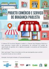 Prefeitura e Sebrae lançam projeto de capacitação para comerciantes de Bragança Paulista