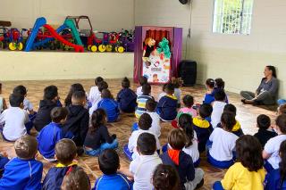 09.05.2022 Peça Teatral ensino alunos do ensino infantil a combater o bullying