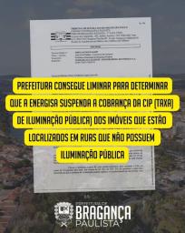 Prefeitura consegue liminar para determinar que a Energisa suspenda a cobrança da CIP (taxa de iluminação pública) dos imóveis que estão localizados em ruas que não possuem ilumina
