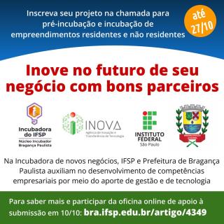 Prefeitura e IFSP realizam mais uma oficina de apoio à submissão de projetos para a Incubadora de Empre