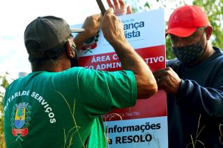 09.06.2021 Ação conjunta desfaz parcelamento irregular de solo no bairro Estiva do Agudo (7)
