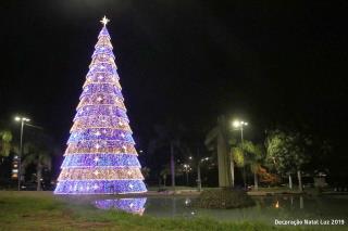 Decoração de Natal Luz 2019 - Rotatória São Francisco - Arquivo SECOM