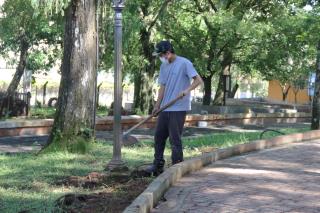 10.03.2021 Obras no  Jardim Público 5