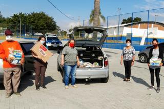 07.05.2021 Prefeitura entrega mais de 480 cestas básicas a programas sociais pela Campanha Cestou (1)