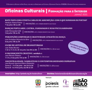 11.05.2021 Oficinas Culturais - Junho
