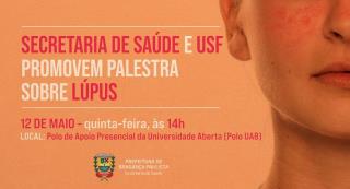 10.05.2022 Secretaria de Saúde e USF promovem palestra sobre Lúpus