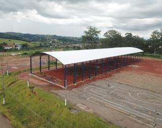 Concluída primeira fase da obra de implantação de galpão no Posto de Monta (2)
