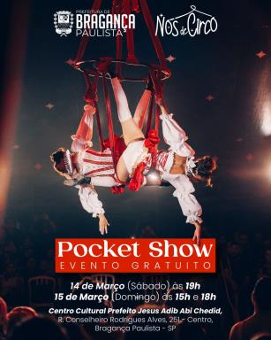 Mês do Circo: Bragança Paulista recebe Pocket Show gratuito com acrobacias de alto nível