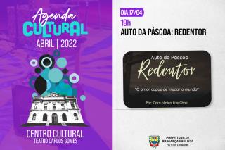 12.04.2022 Domingo de páscoa encerra com musical “Auto de páscoa Redentor”