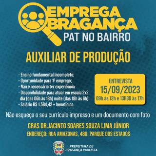 Auxiliar de Produção