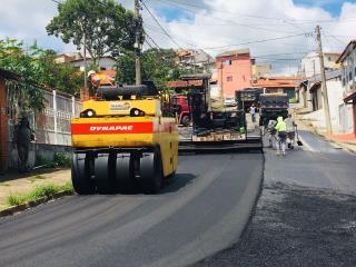 Recapeamento Luiza Félix do Amaral, Jardim São Miguel - Foto Arquivo SECOM