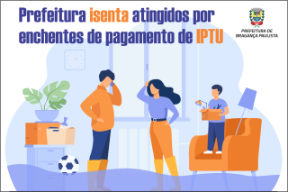 Prefeitura isenta atingidos por enchentes 
