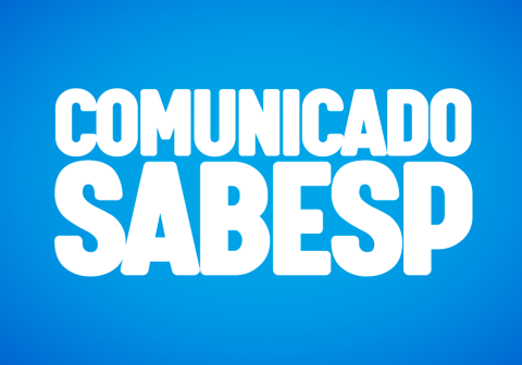 Comunicado Sabesp