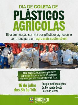 Posto de Monta recebe ação de coleta e reciclagem de plásticos agrícolas